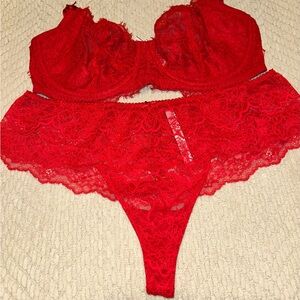 Dream Angels Wicked Unlined Bra Set 38D / XL